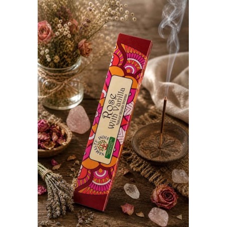 Incensi Naturali alla rosa e vaniglia