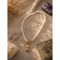 Collana amuleto tarocchi "Il matto"