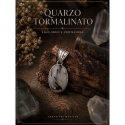 Ciondolo in Quarzo Tormalinato – Equilibrio e Protezione