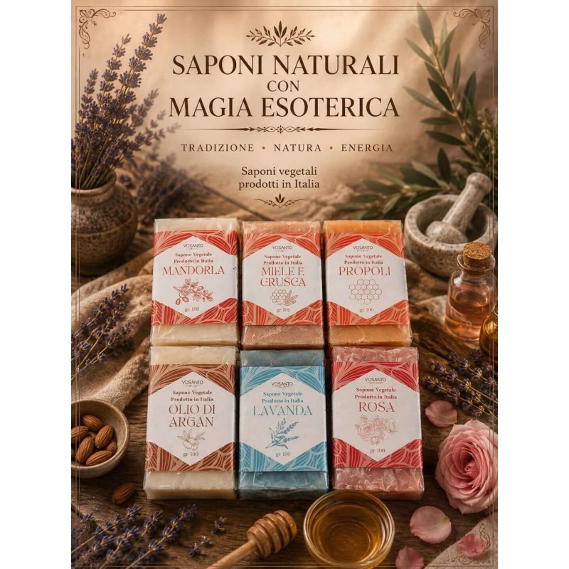 Saponi naturali con magia esoterica