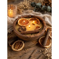 Candela Rituale Artigianale con runa JERA