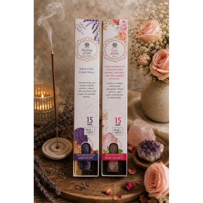 Incensi alla lavanda e rosa