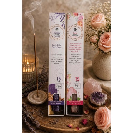 Incensi alla lavanda e rosa