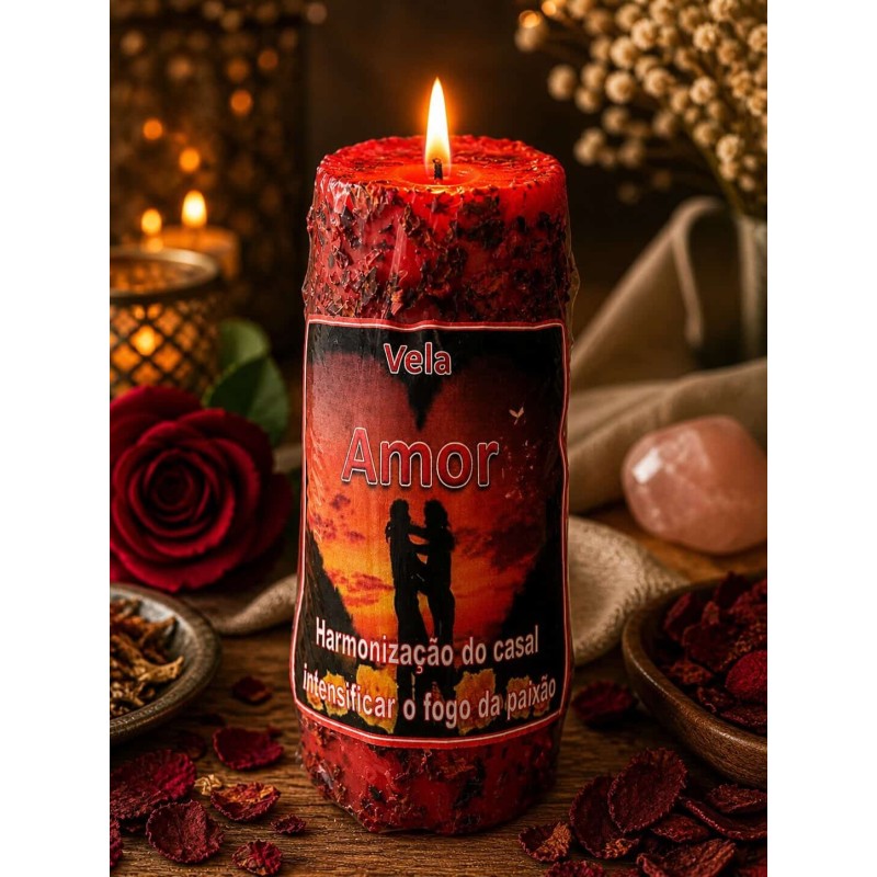 Candela rituale Amor (Harmonizacao do casal)