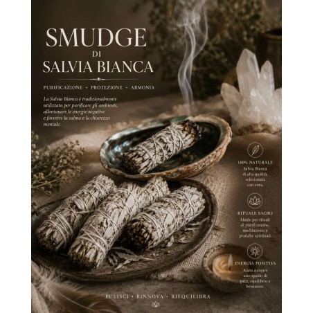 Smudge di salvia bianca