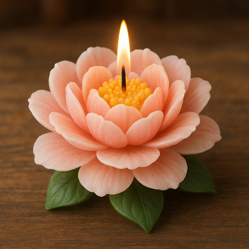 Candele a fiore la Bottega di Isabel16